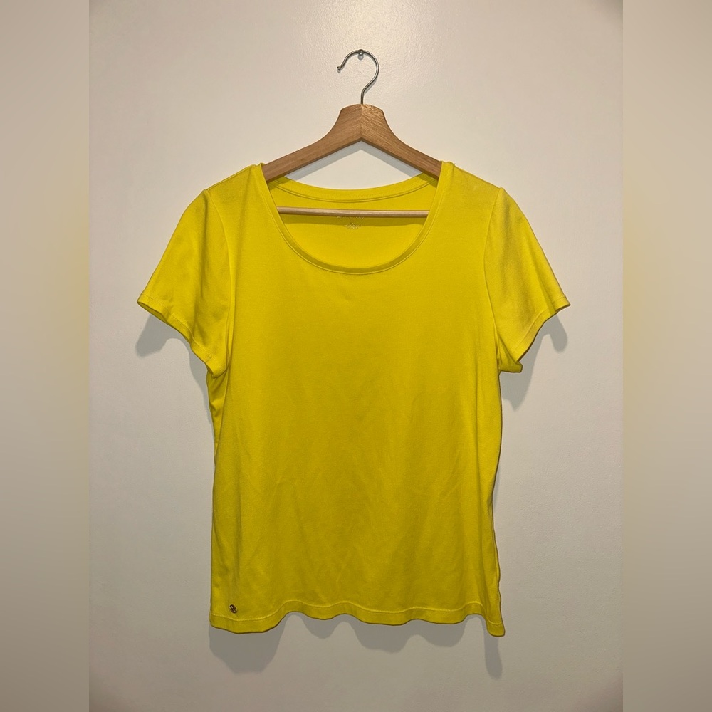 ❌SOLD❌ Lilly Pulitzer Halee Top Crewneck Women’s T-Shirt Lilly Yellow Size XL